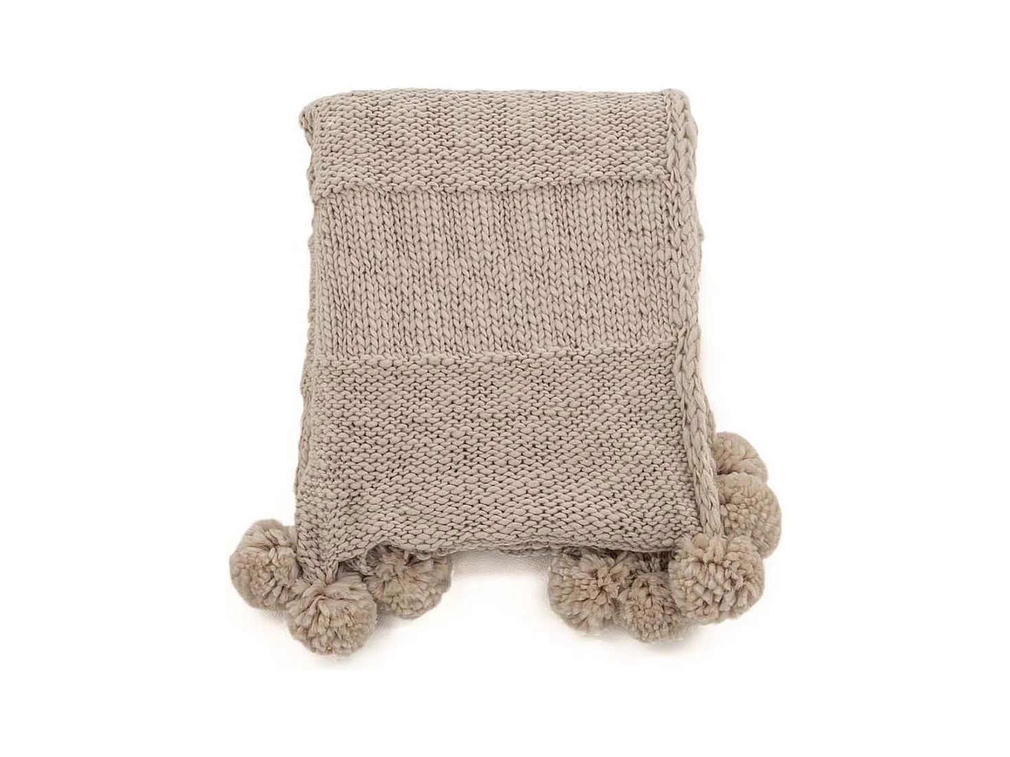 Anny plaid 170x130cm beige.