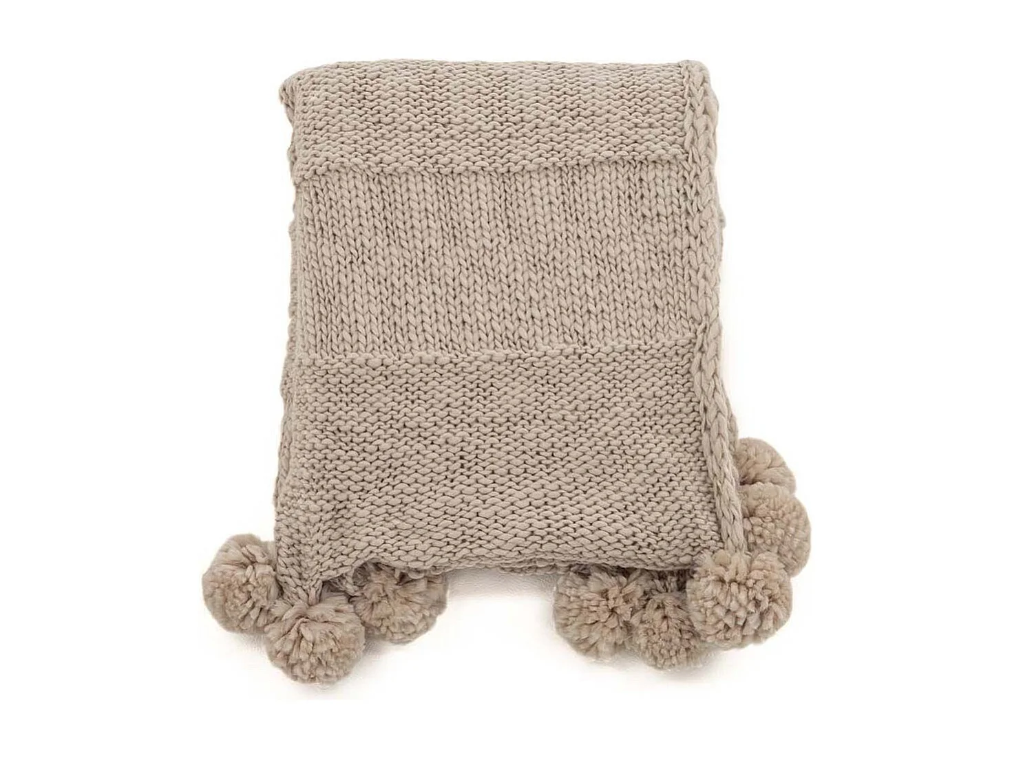 Anny plaid 170x130cm beige.