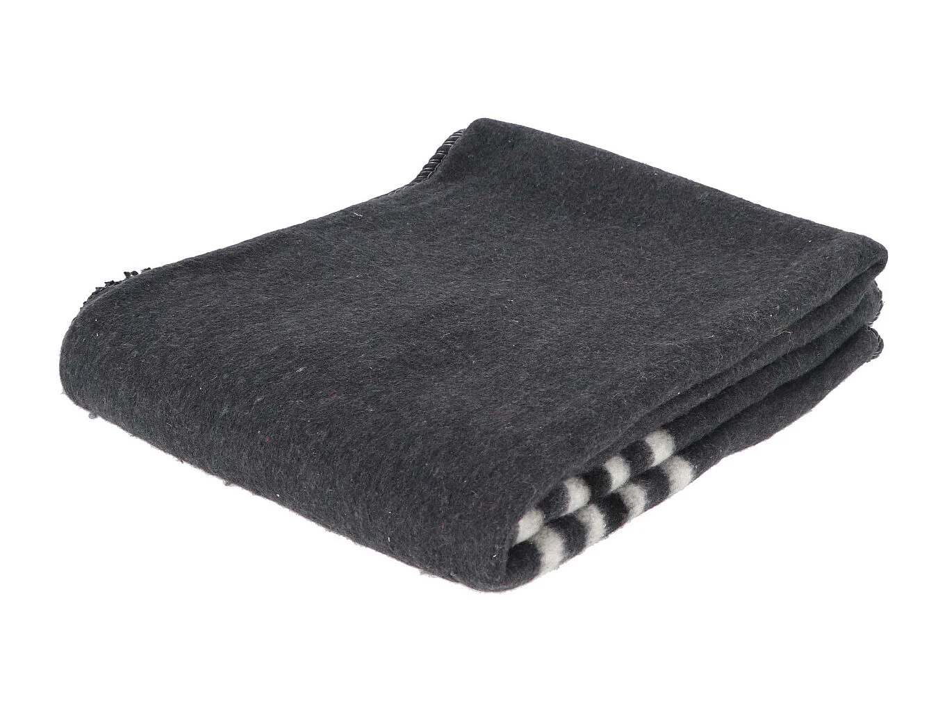 Plaid en tissu recyclé 152 x 196 cm