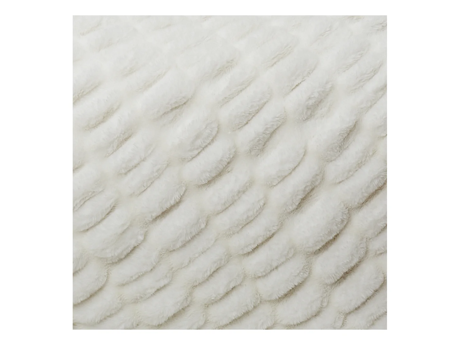 Plaid Imt Fourrure Luxury Blanc 140x200cm Blanc