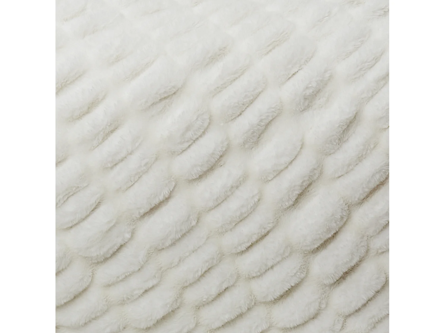 Plaid Imt Fourrure Luxury Blanc 140x200cm Blanc