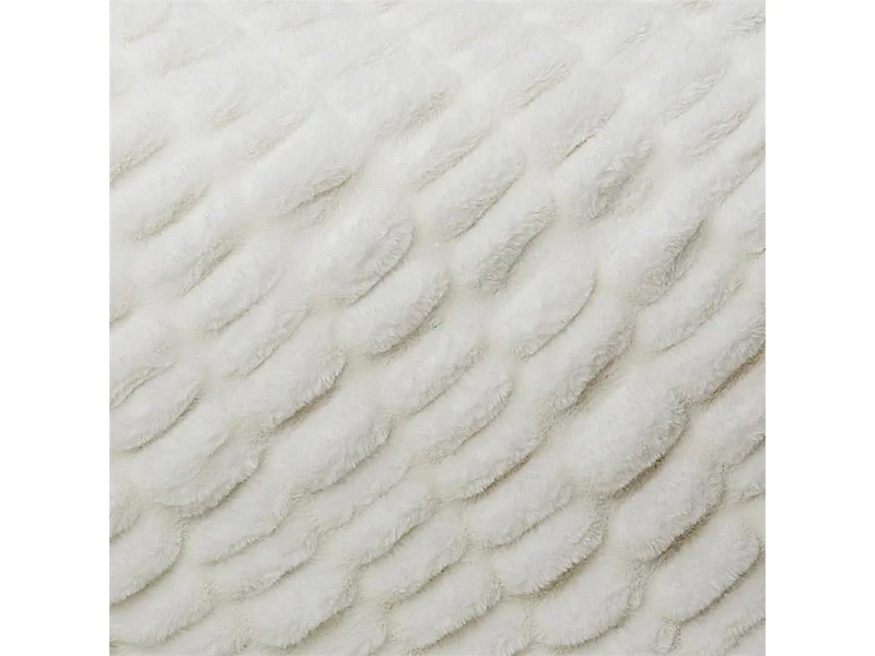 Plaid Imt Fourrure Luxury Blanc 140x200cm Blanc