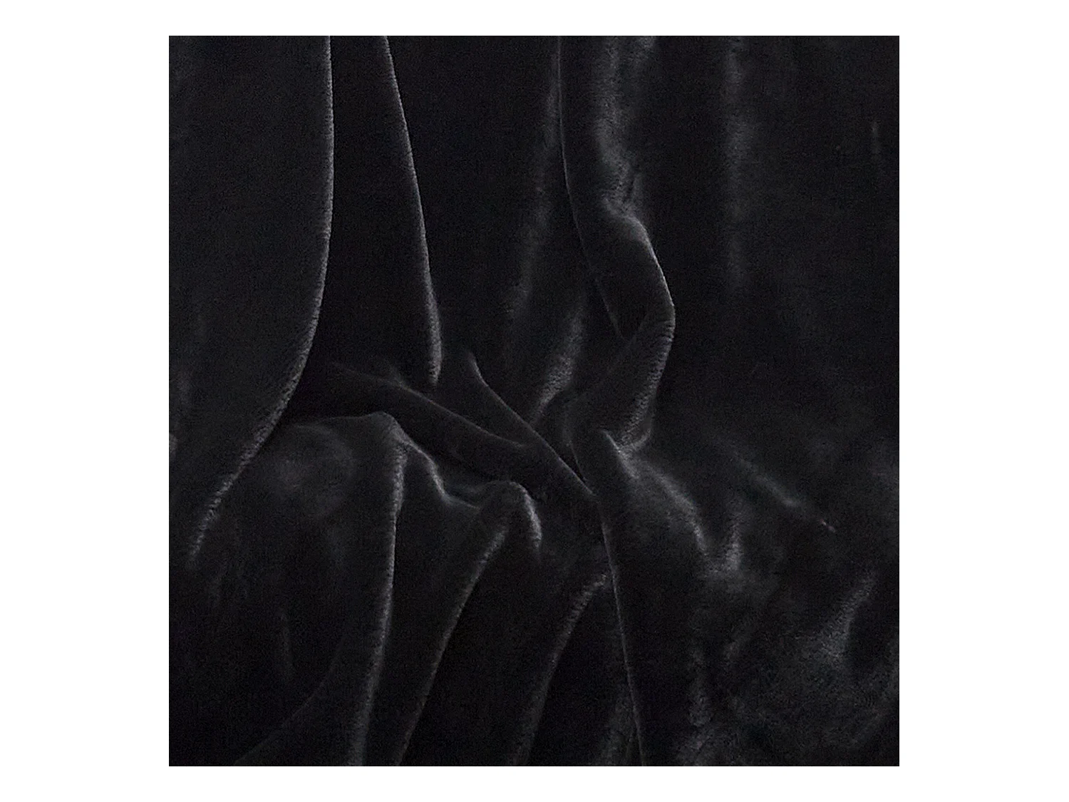 Plaid Imit Fourrure Opulence Noir 120x150cm Noir