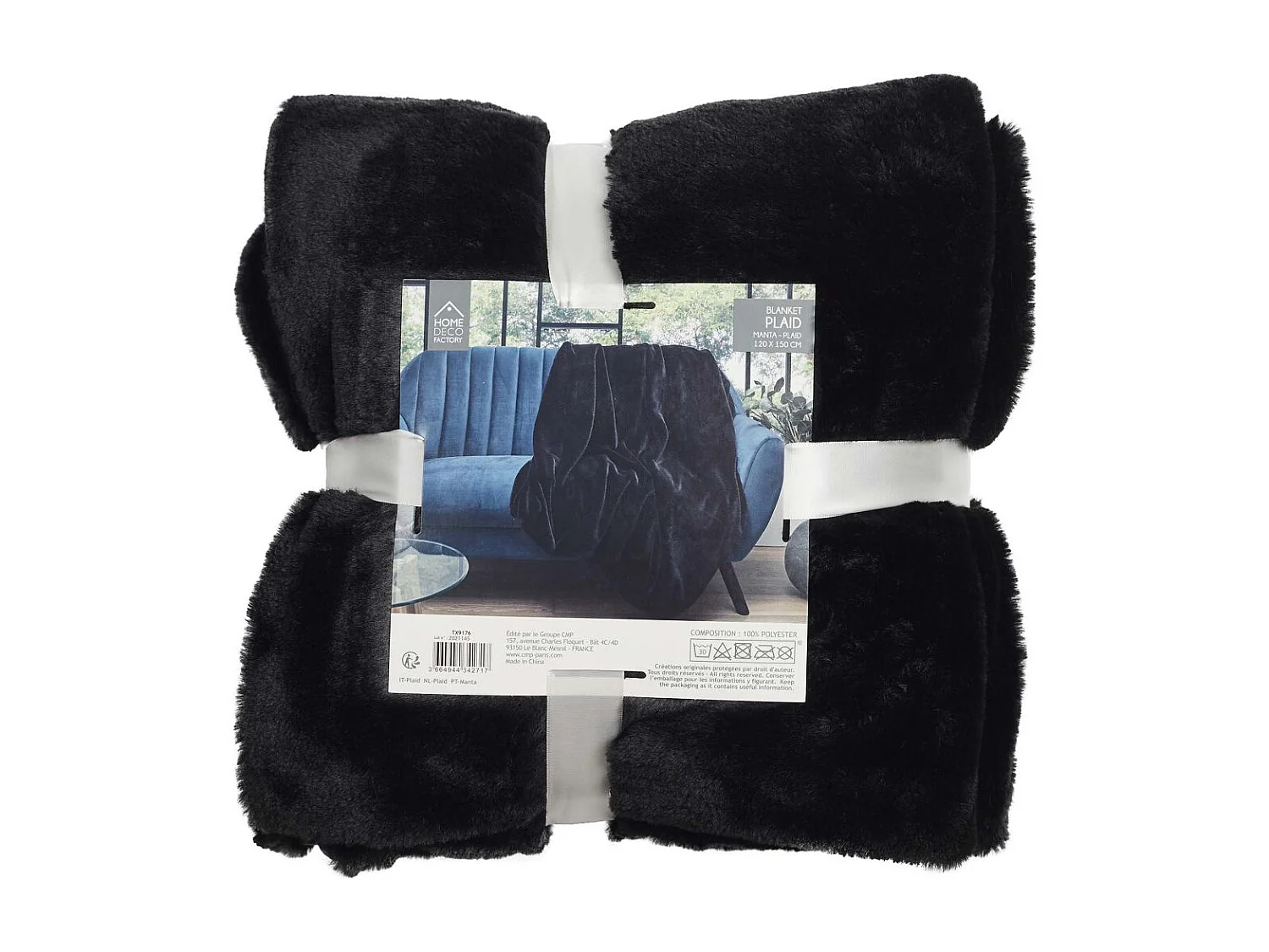 Coperta in finta pelliccia 120 x 150 cm Opulence