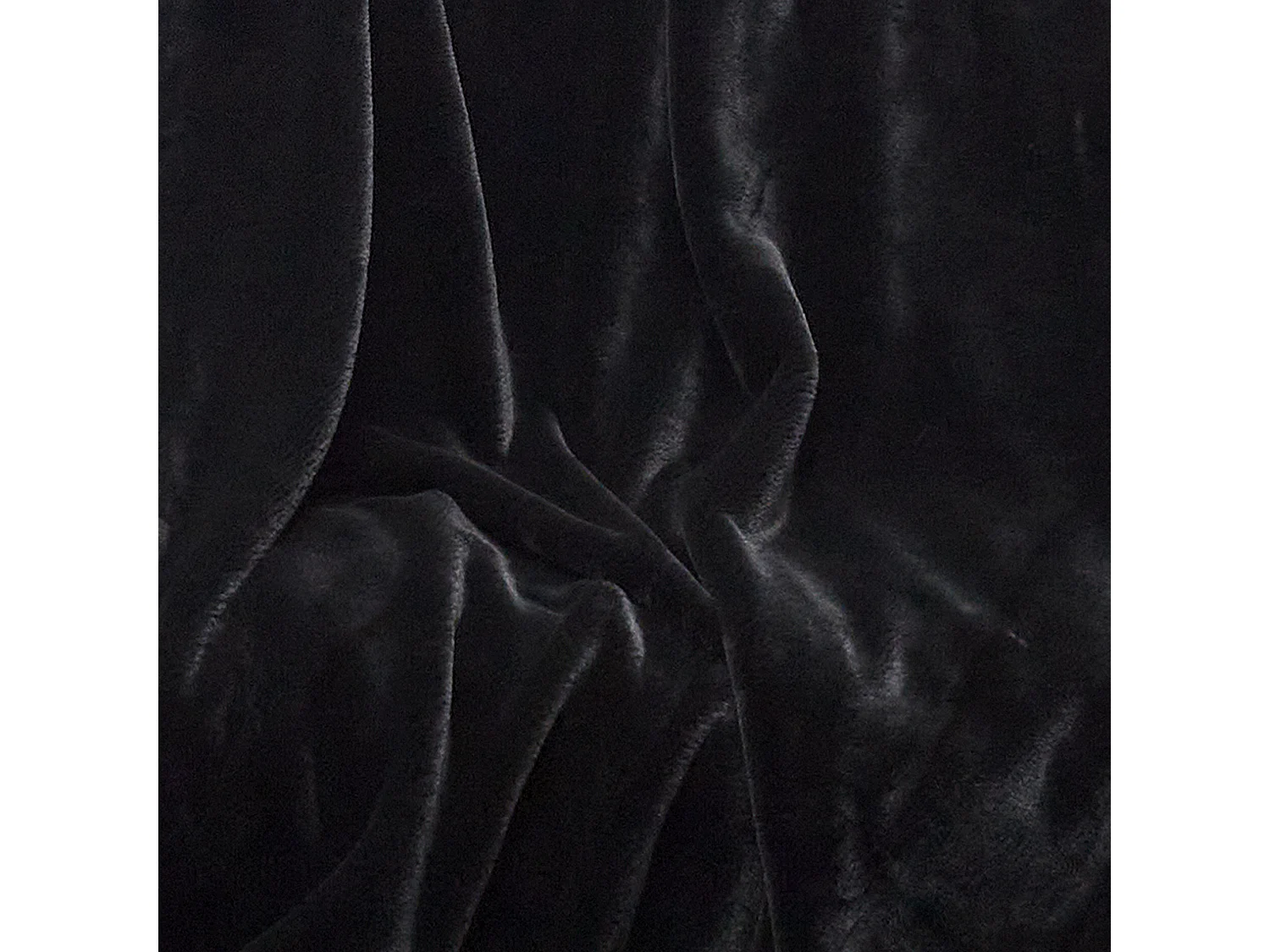 Plaid - HOME DECO FACTORY - Opulence - Imitation Fourrure - Noir