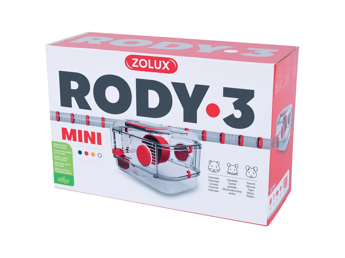 Jaula para roedores pequeños Rody 3 mini
