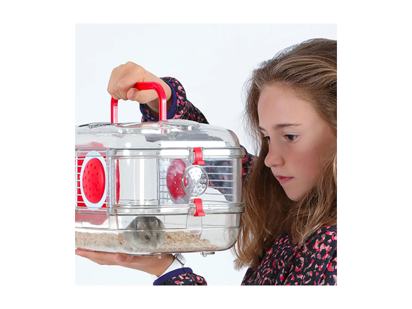 Cage pour petit rongeur Rody 3 mini Rouge grenadine