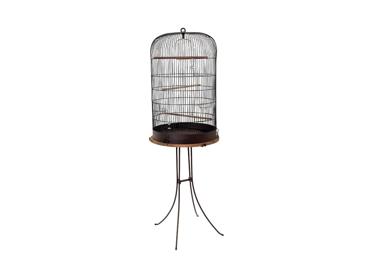 Pied cage rétro pour oiseaux Marthe 45 cm