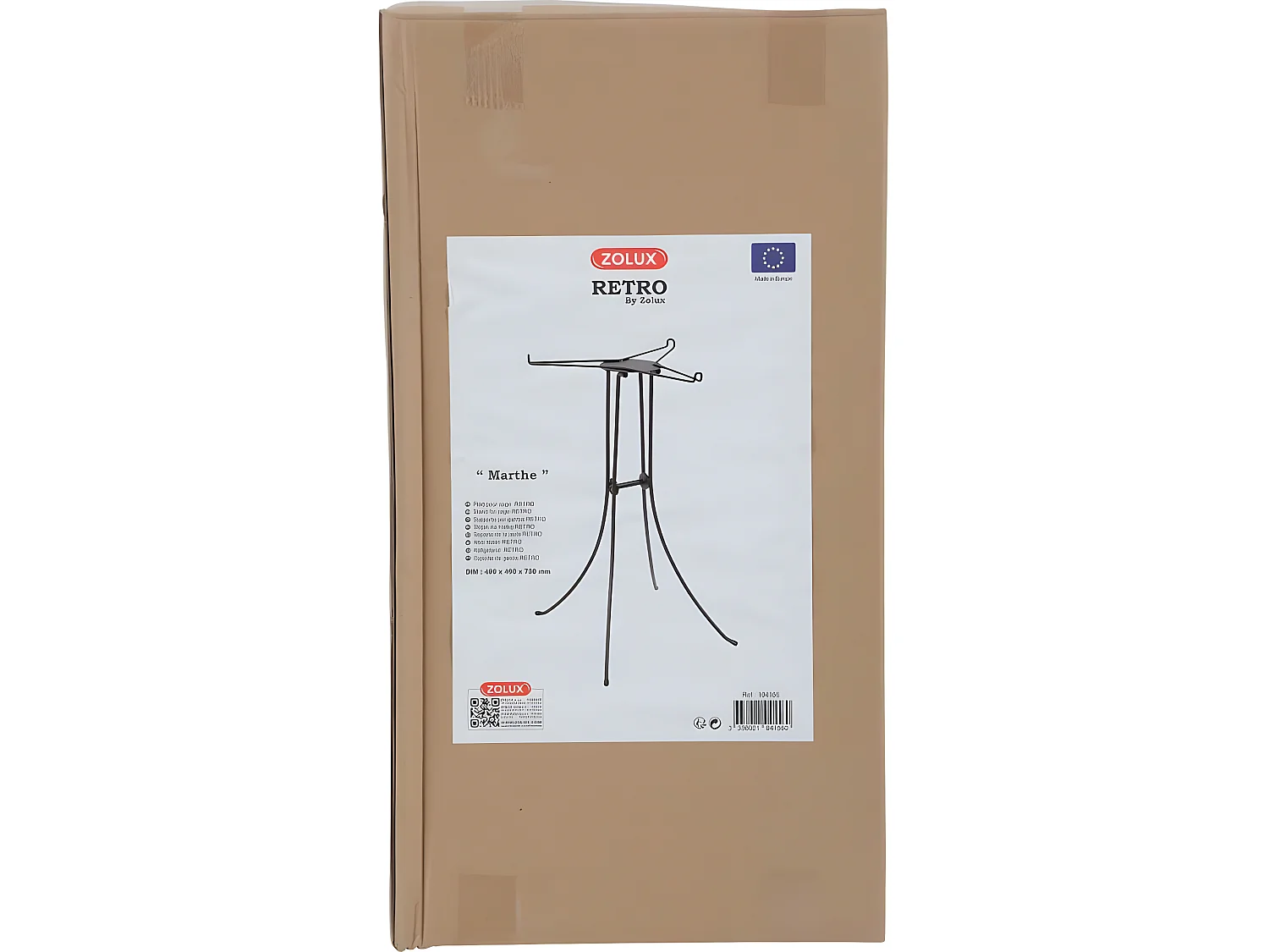 Pied cage rétro pour oiseaux Marthe 45 cm