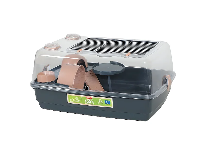 Hamsterkäfig aus recyceltem Plastik Ehop