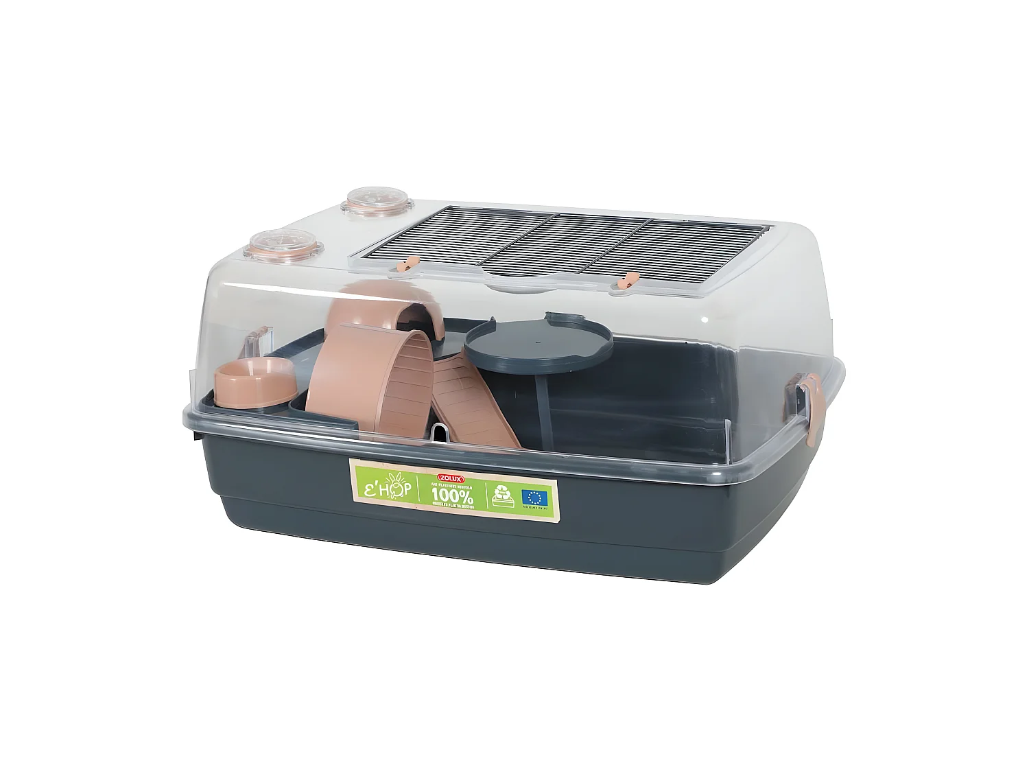 Hamsterkäfig aus recyceltem Plastik Ehop