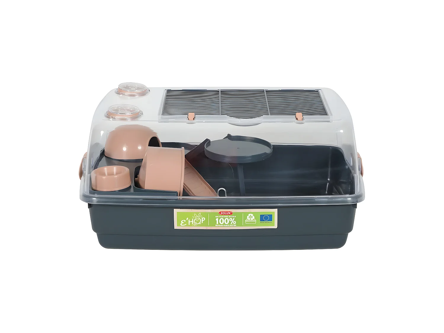 Hamsterkäfig aus recyceltem Plastik Ehop