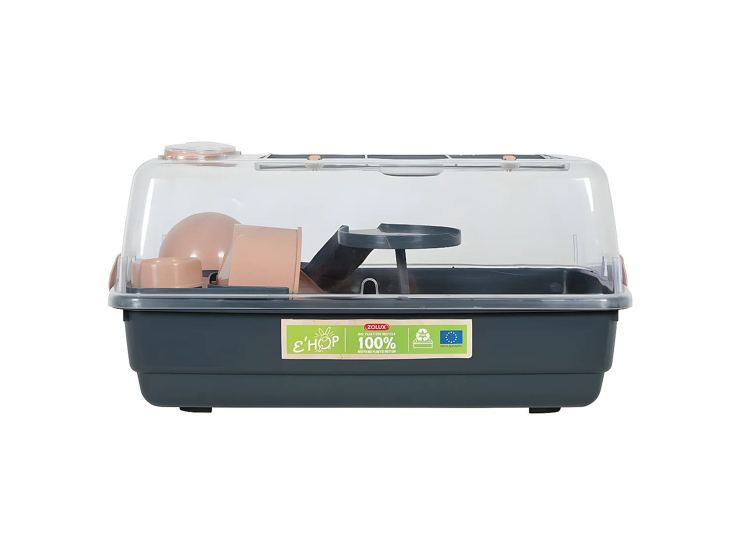 Cage pour hamster en plastique recyclé Ehop