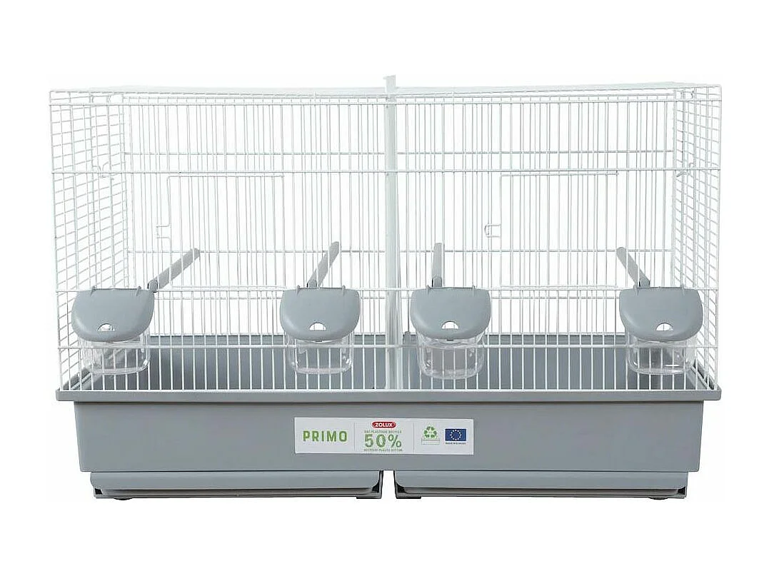 Cage en plastique éco.conçu oiseaux domestiques Primo 69 x 39 x 44.5 cm