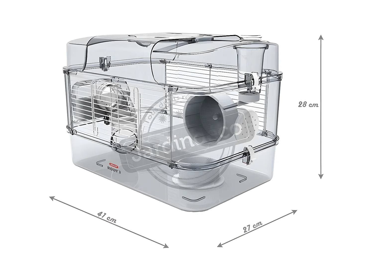 Cage pour petits rongeurs Rody solo