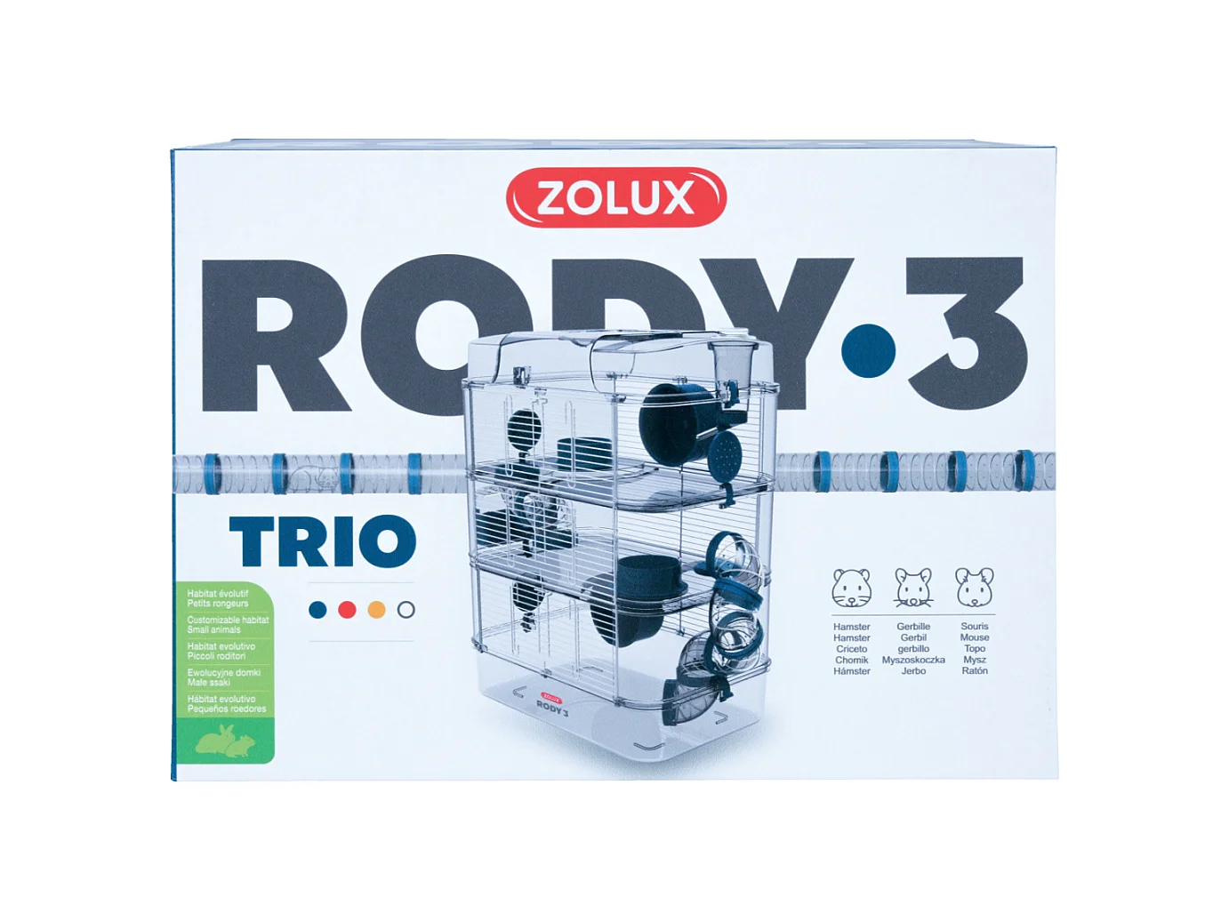 Cage pour petits rongeurs Rody 3 trio