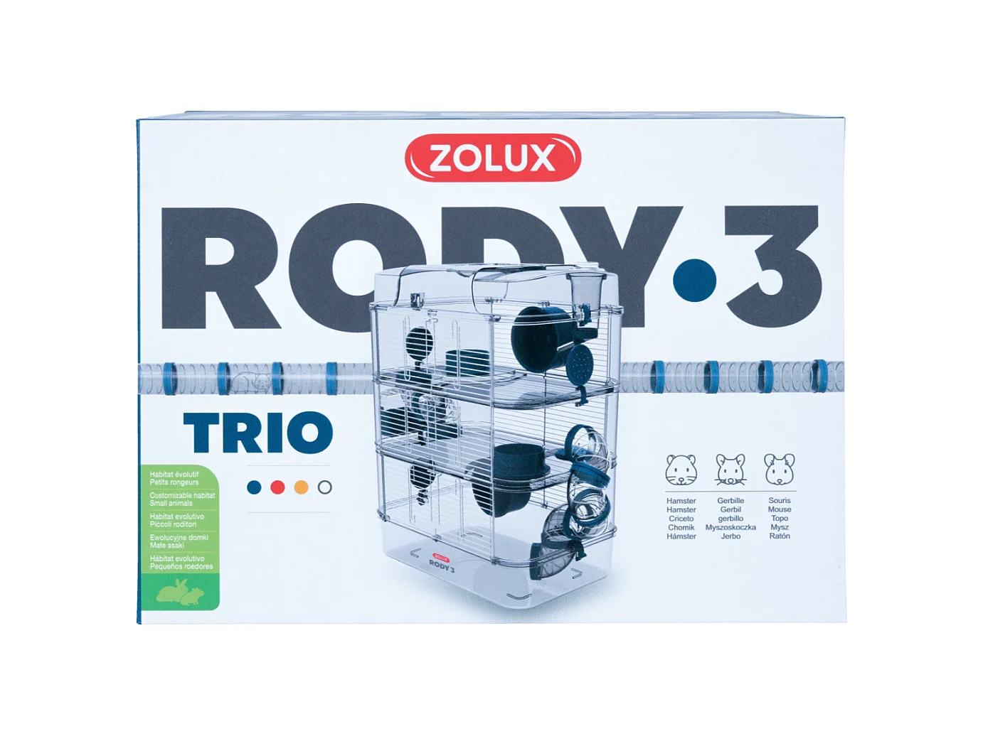 Cage pour petits rongeurs Rody 3 trio