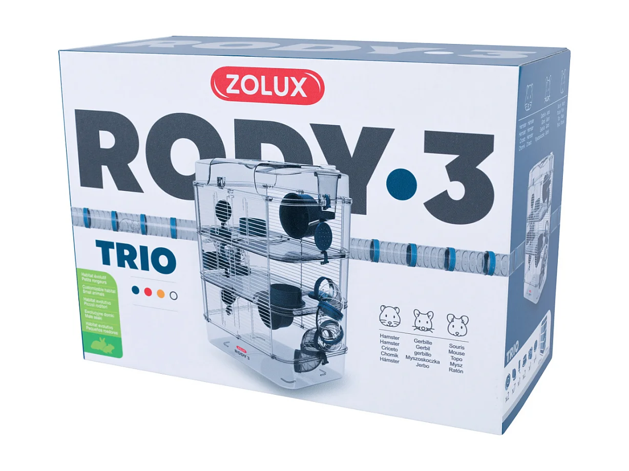 Cage pour petits rongeurs Rody 3 trio