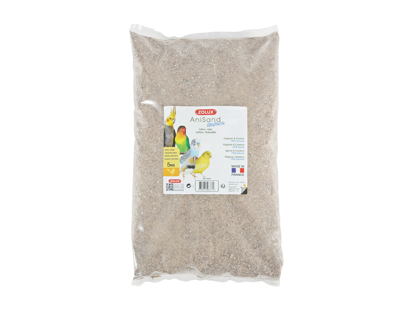 Litière sable Anisand nature (Lot de 3)