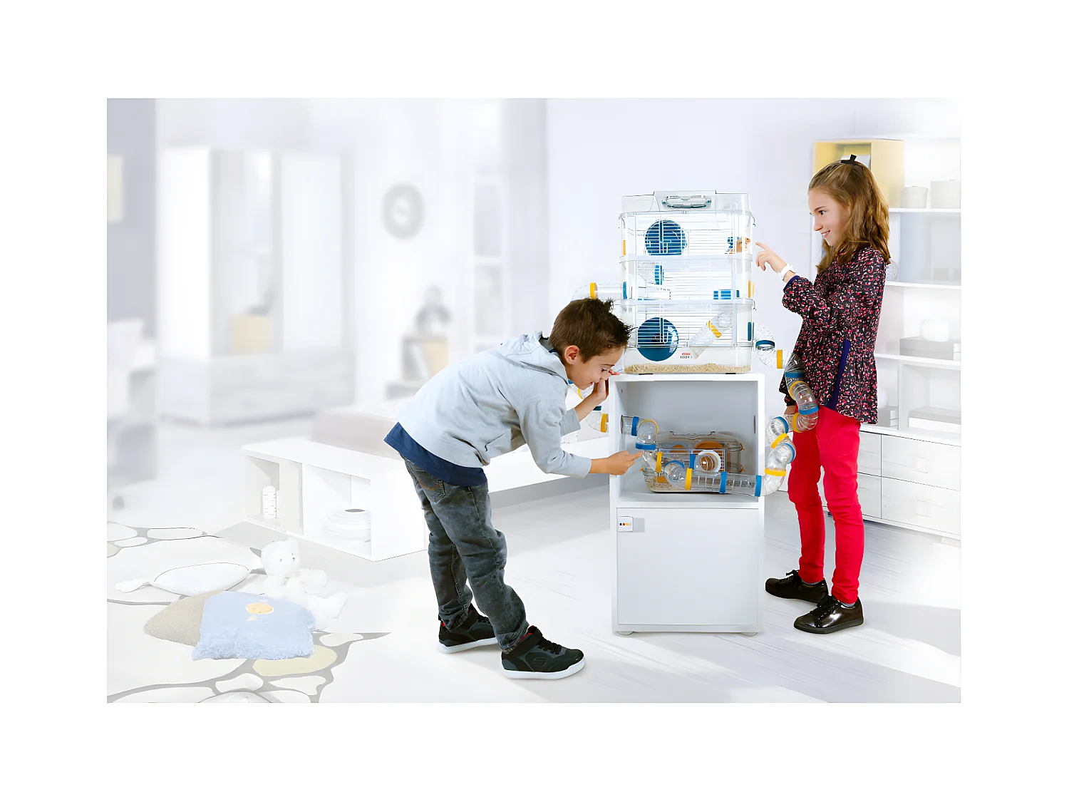 Jaula para roedores pequeños Rody 3 duo