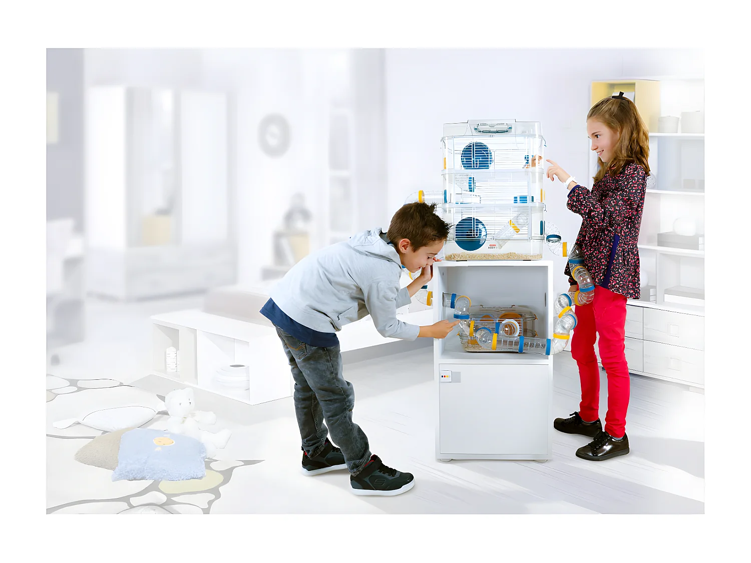 Cage pour petits rongeurs Rody 3 duo