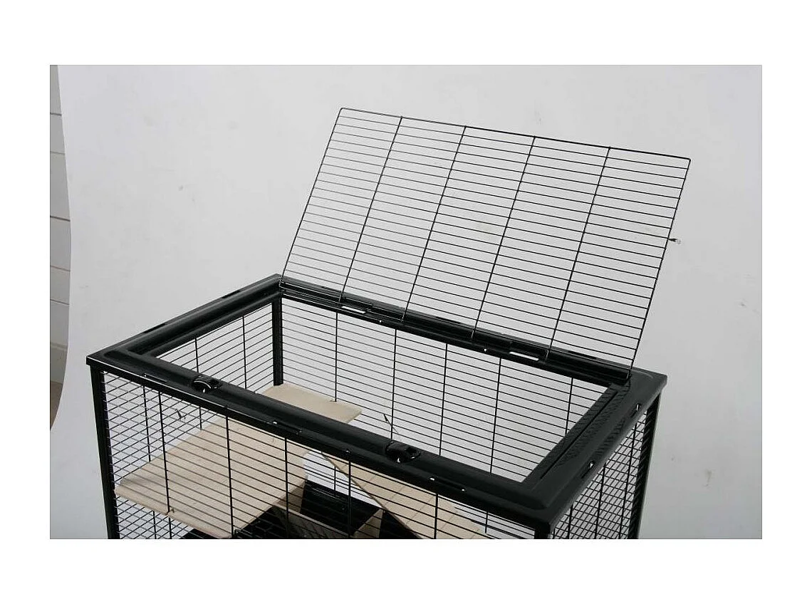 Cage Neo nigha pour petits rongeurs 36 cm Noir