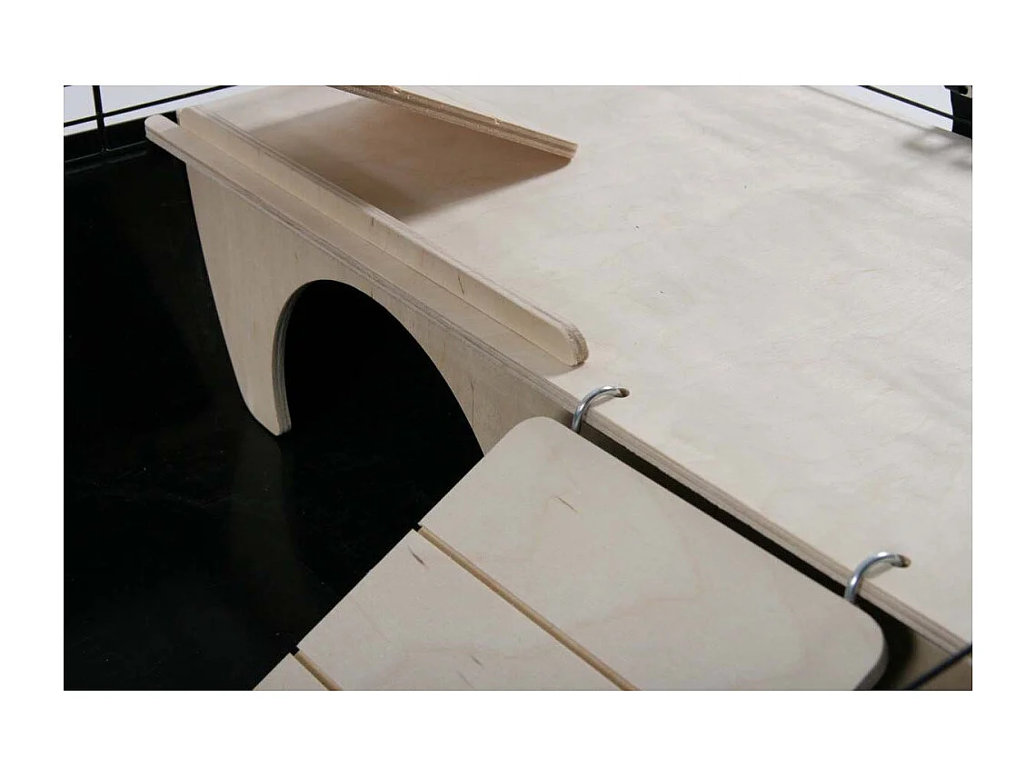 Cage Neo nigha pour petits rongeurs 36 cm Noir