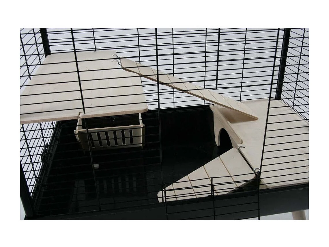 Cage Neo nigha pour petits rongeurs 36 cm Noir