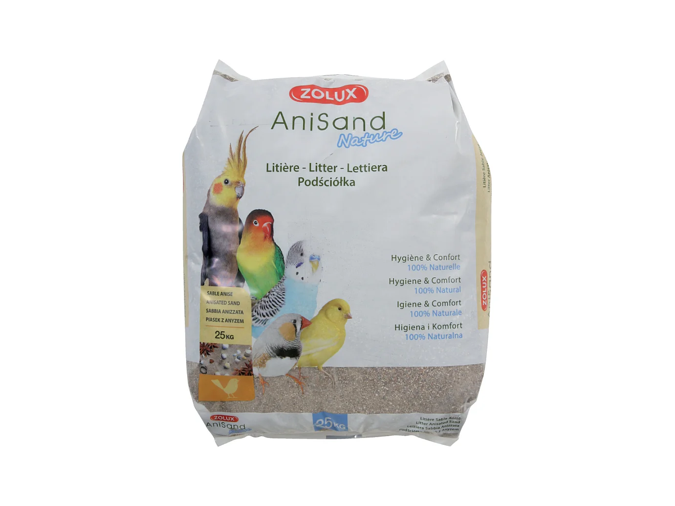 Litière sable Anisand nature 25 kg