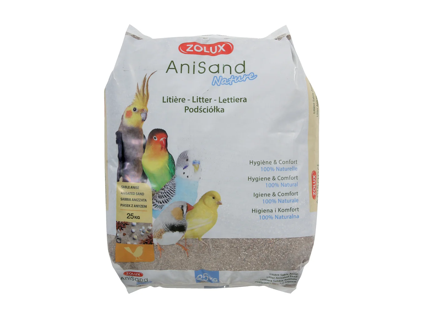 Litière sable Anisand nature 25 kg