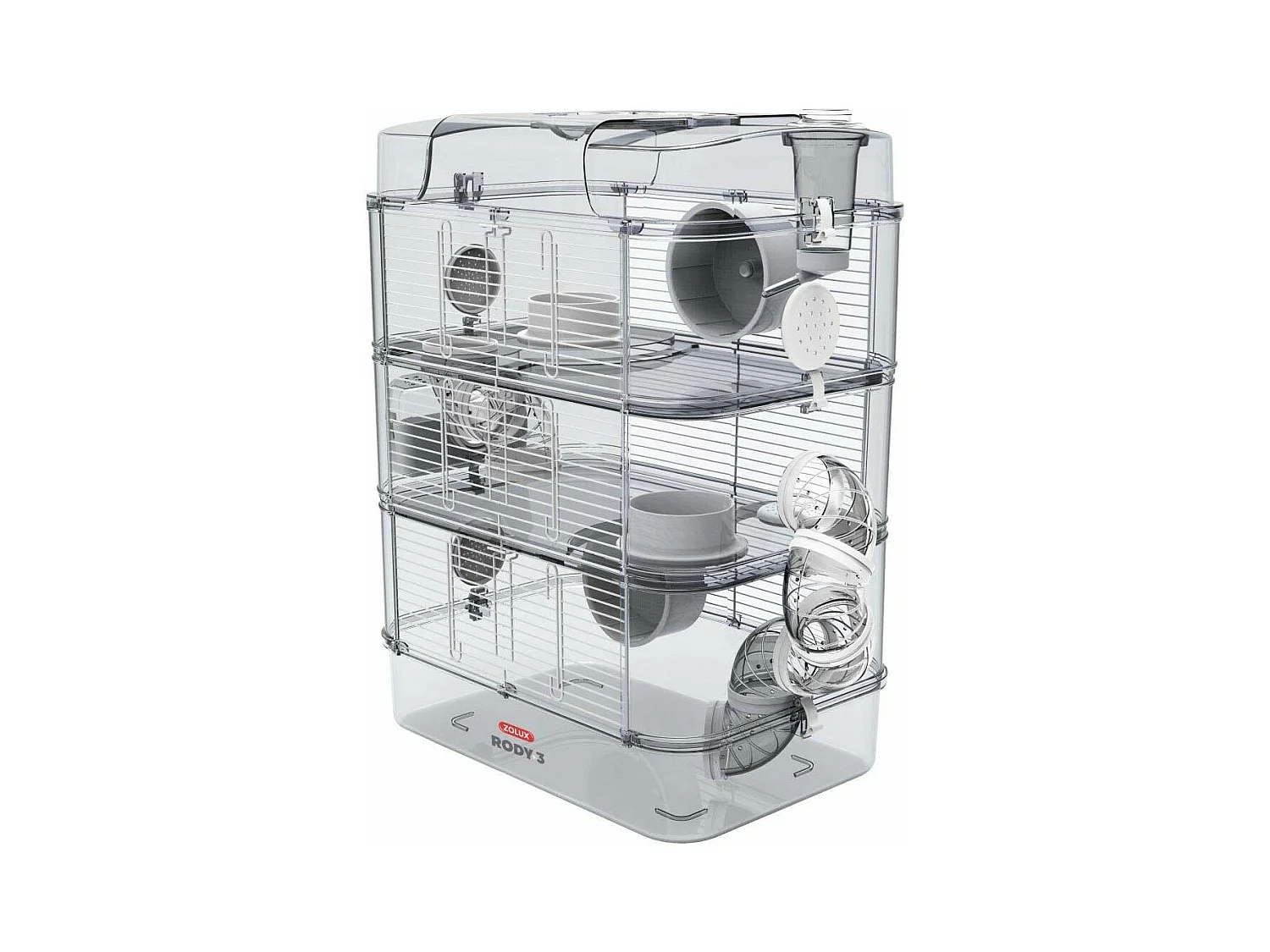 Gabbia trio Rody per piccoli roditori