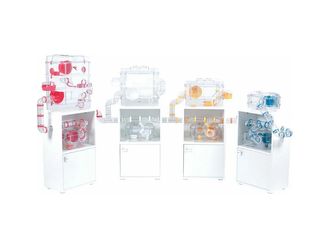 Gabbia trio Rody per piccoli roditori