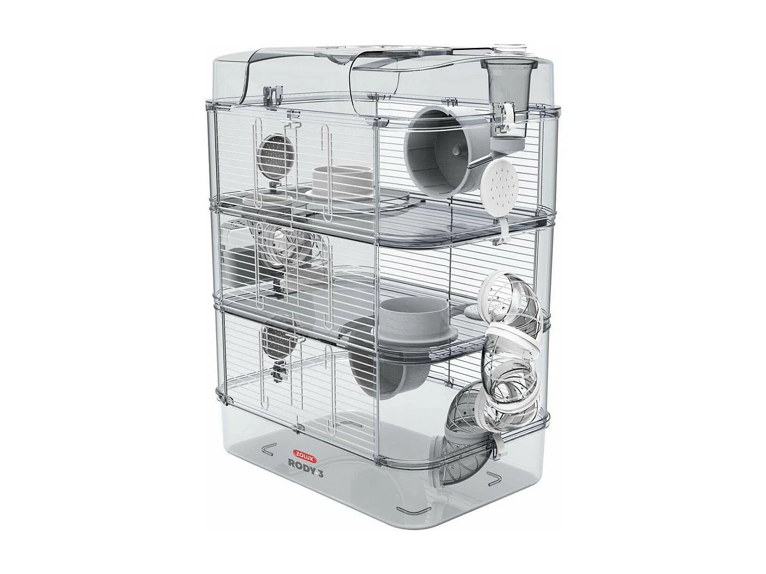 Jaula trío Rody para pequeños roedores