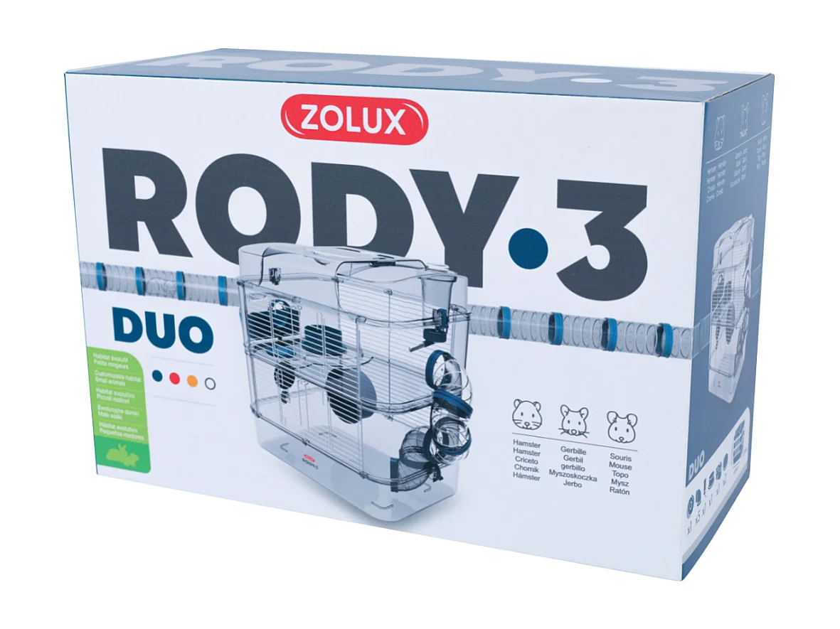 Cage pour petits rongeurs Rody 3 duo