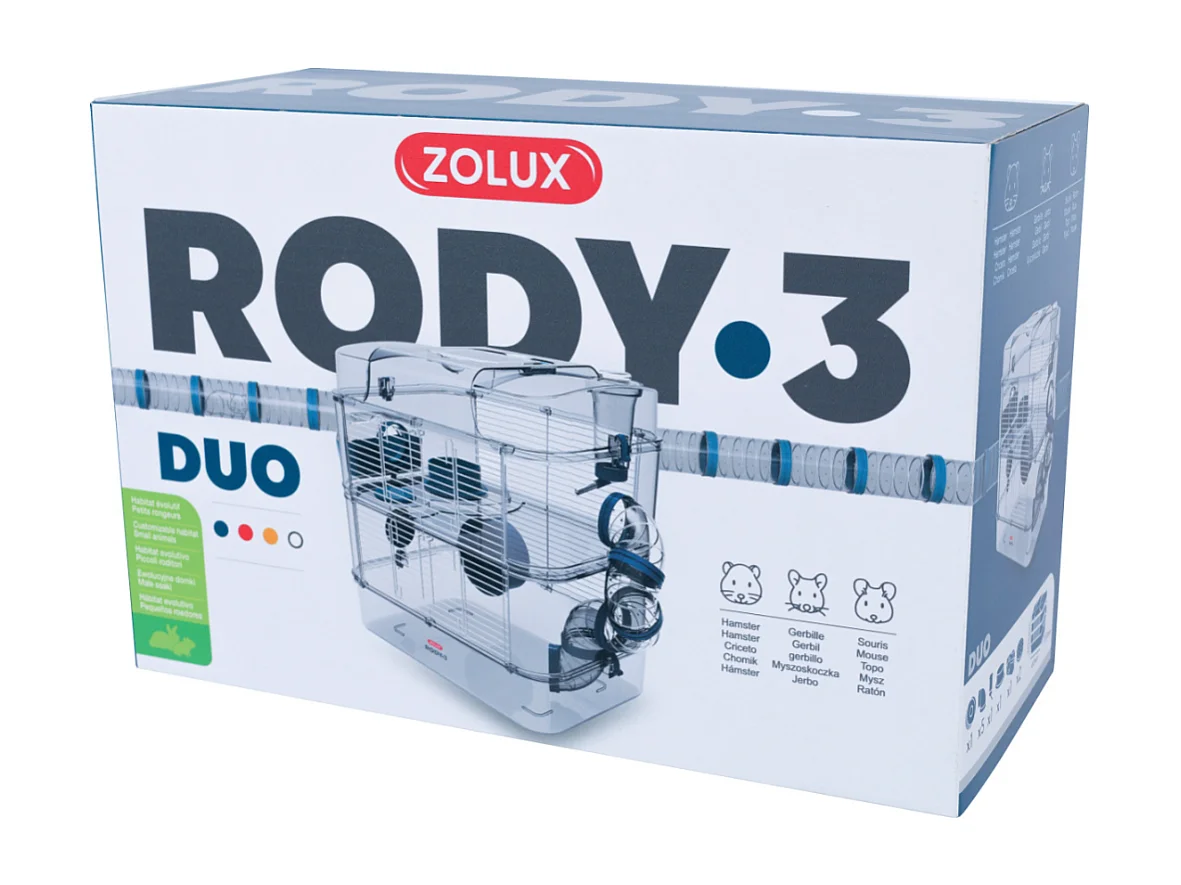 Cage pour petits rongeurs Rody 3 duo