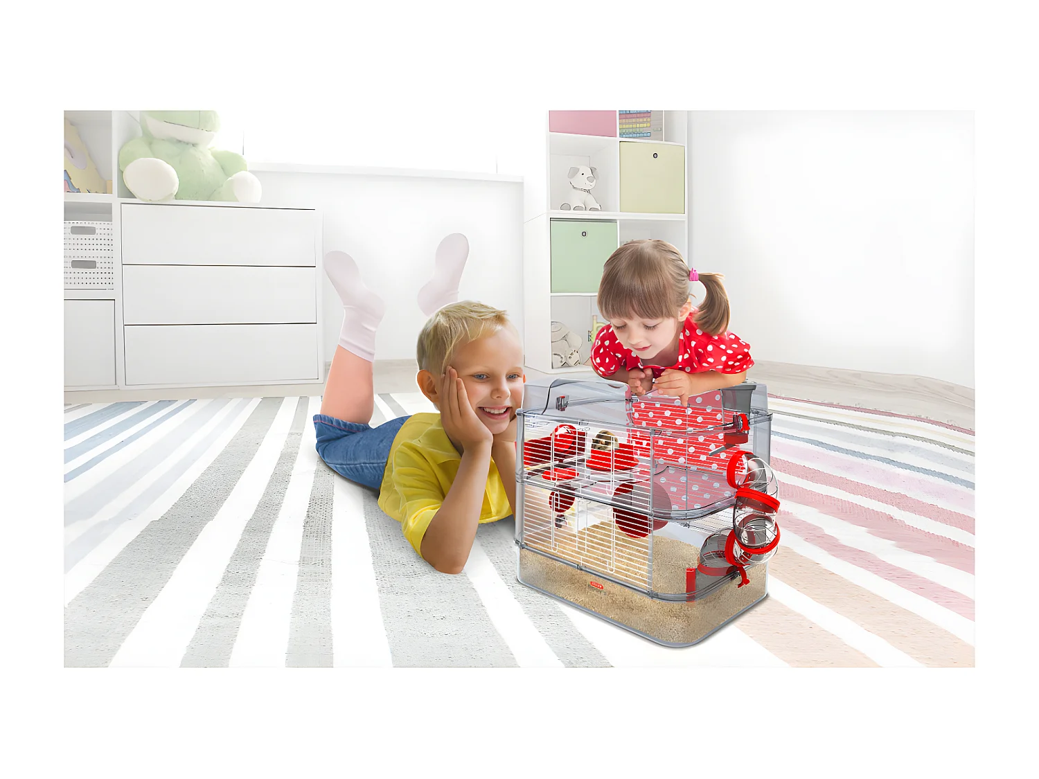 Cage pour petits rongeurs Rody 3 trio