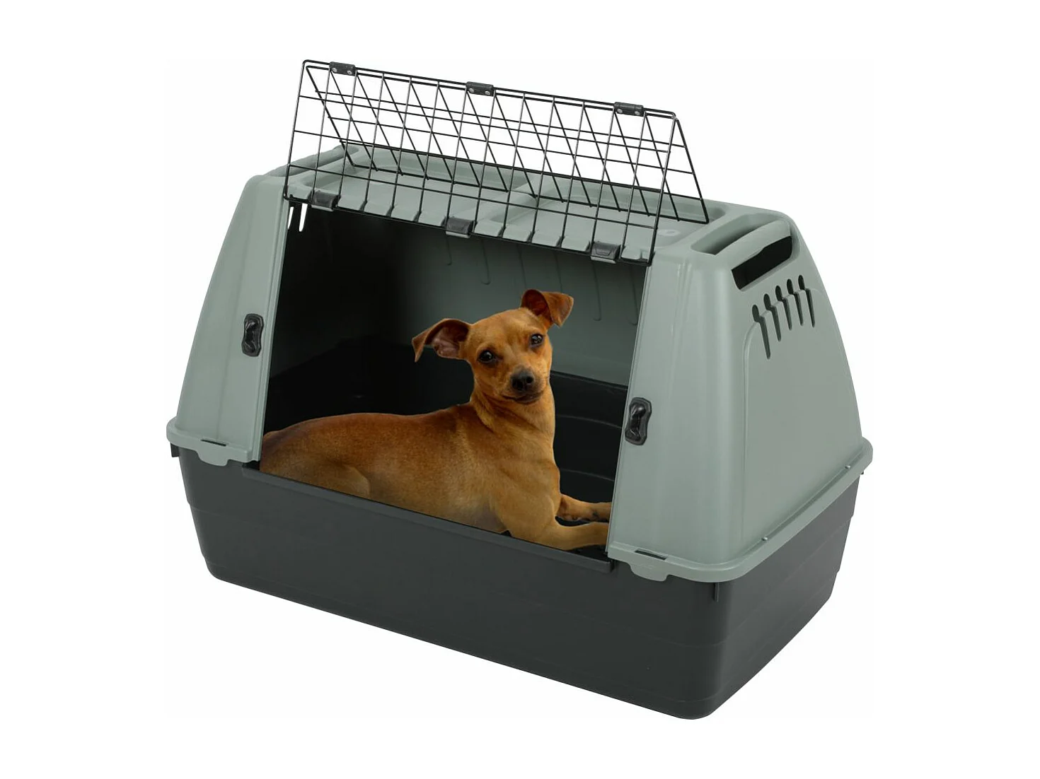 Caja de viaje de plástico reciclado 87 x 48 x 58 cm