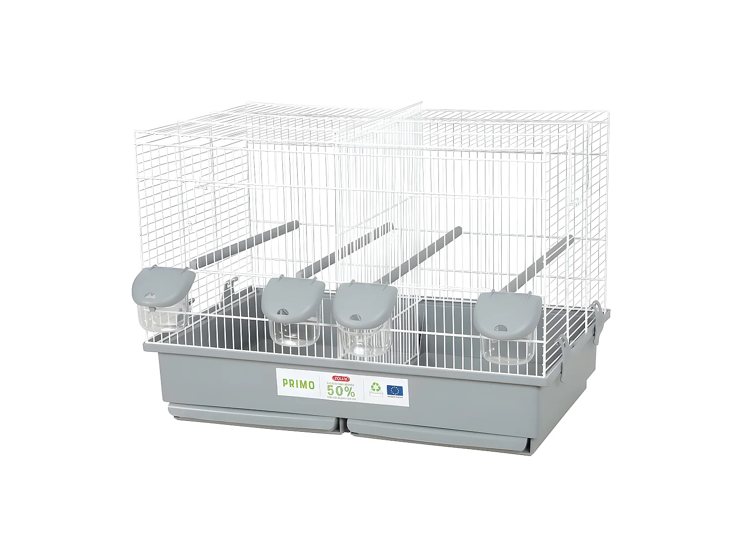 Cage en plastique éco.conçu oiseaux domestiques Primo 57 x 34.5 x 41 cm