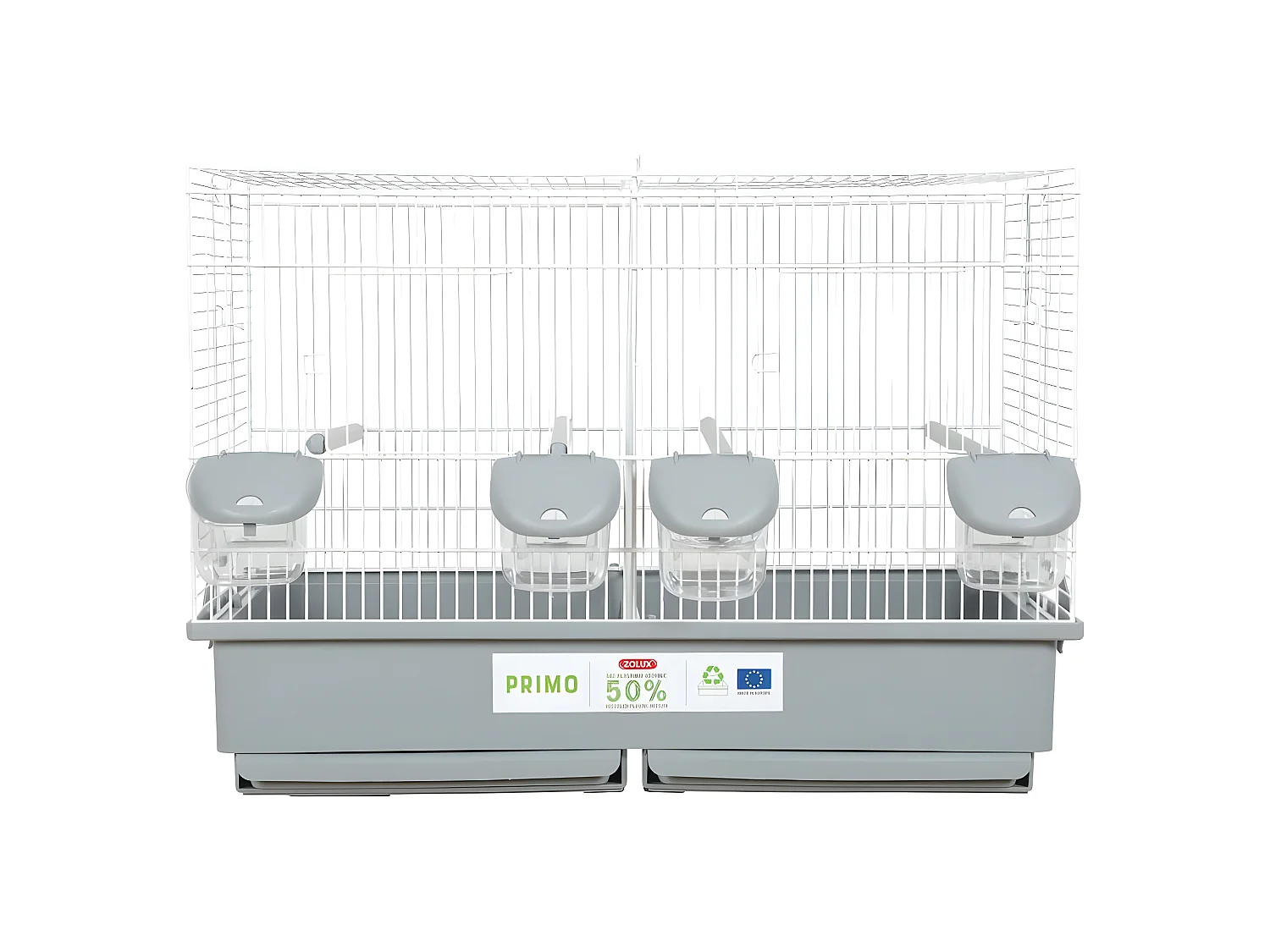 Cage en plastique éco.conçu oiseaux domestiques Primo 57 x 34.5 x 41 cm