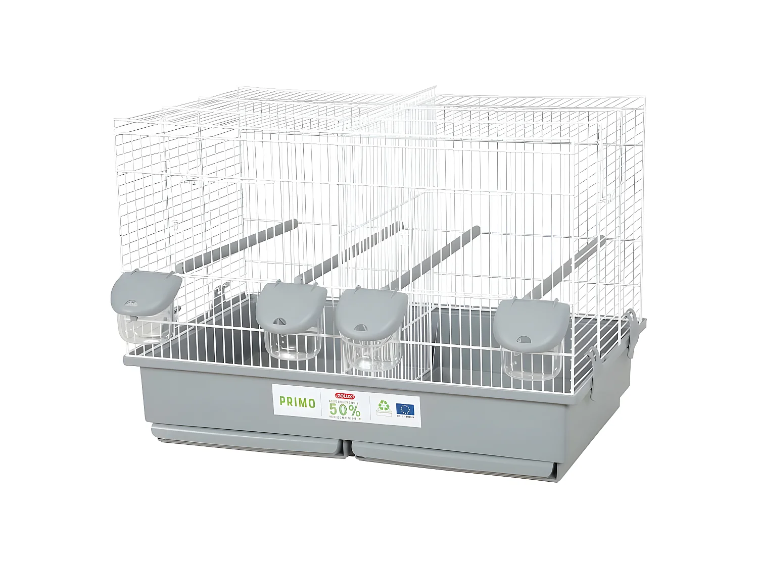 Cage en plastique éco.conçu oiseaux domestiques Primo 57 x 34.5 x 41 cm