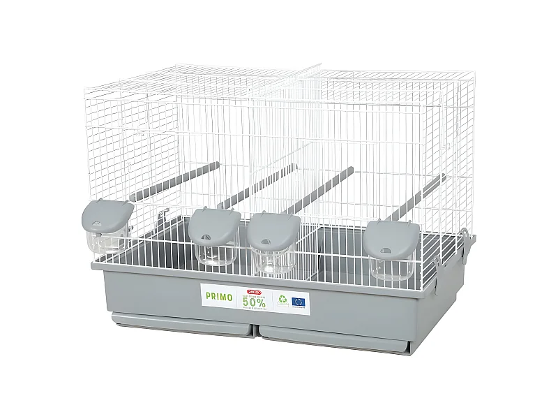 Cage en plastique éco.conçu oiseaux domestiques Primo 57 x 34.5 x 41 cm