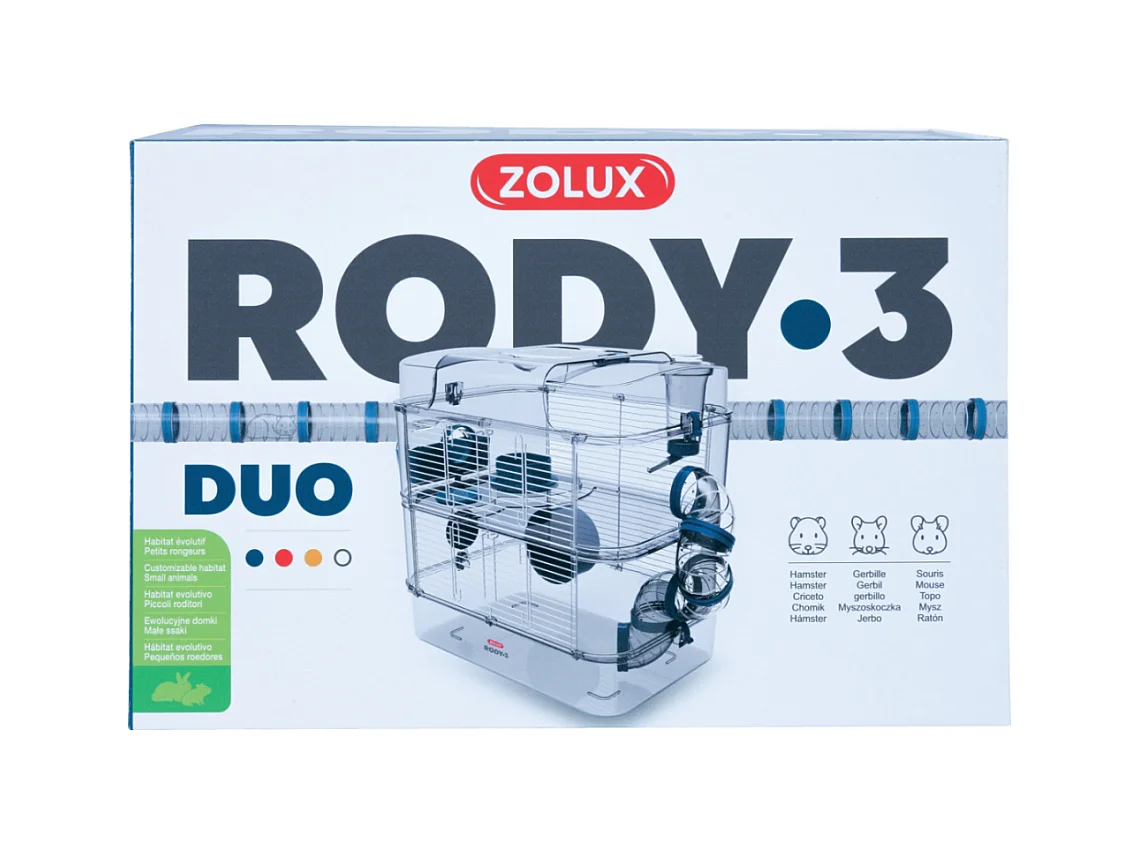 Gabbia per piccoli roditori Rody 3 duo