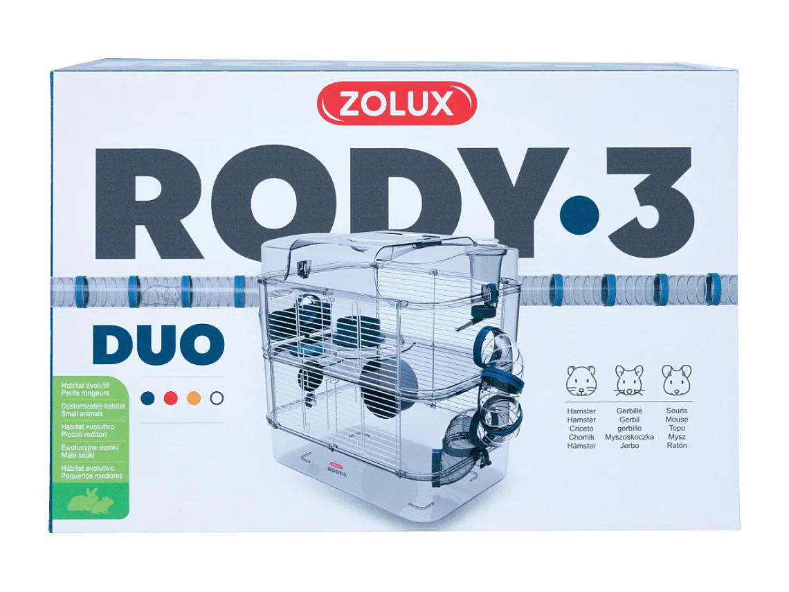 Cage pour petits rongeurs Rody 3 duo