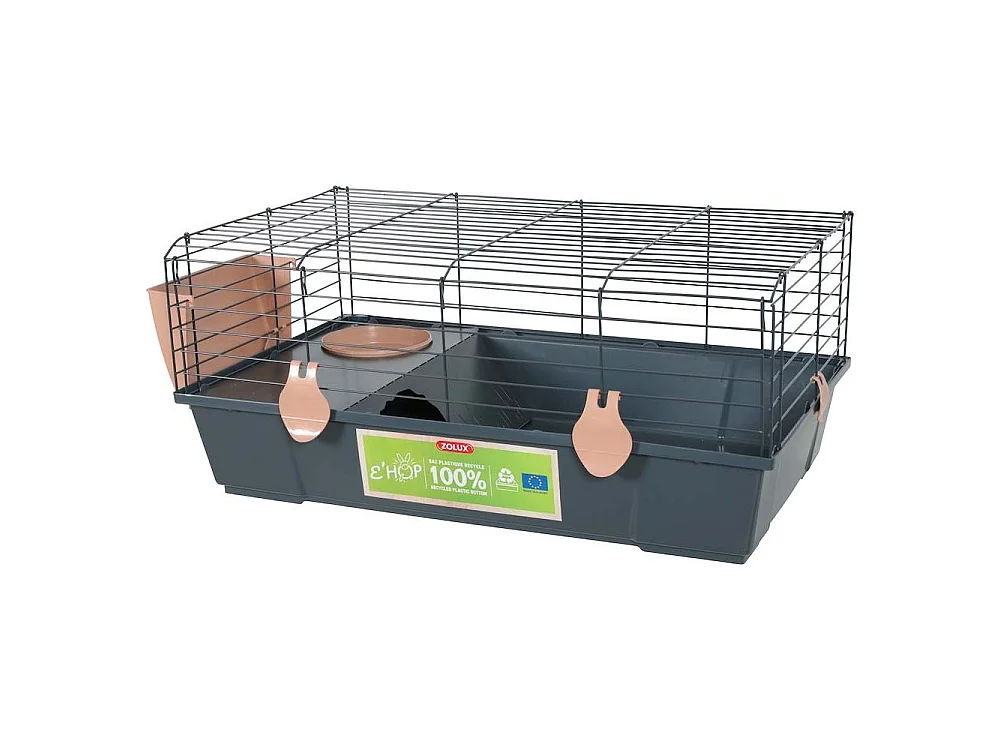 Cage pour cochon d'inde en plastique recyclé Ehop