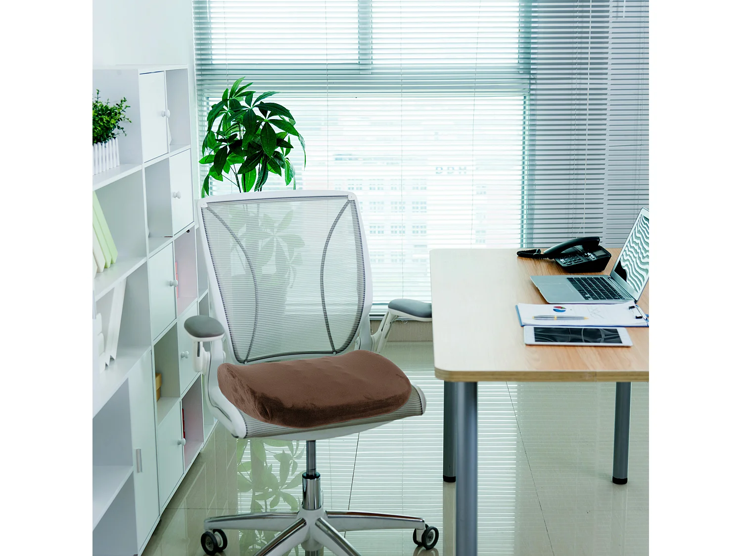 Coussin d'assise - SENSLY - Ultra-ergonomique - Noir