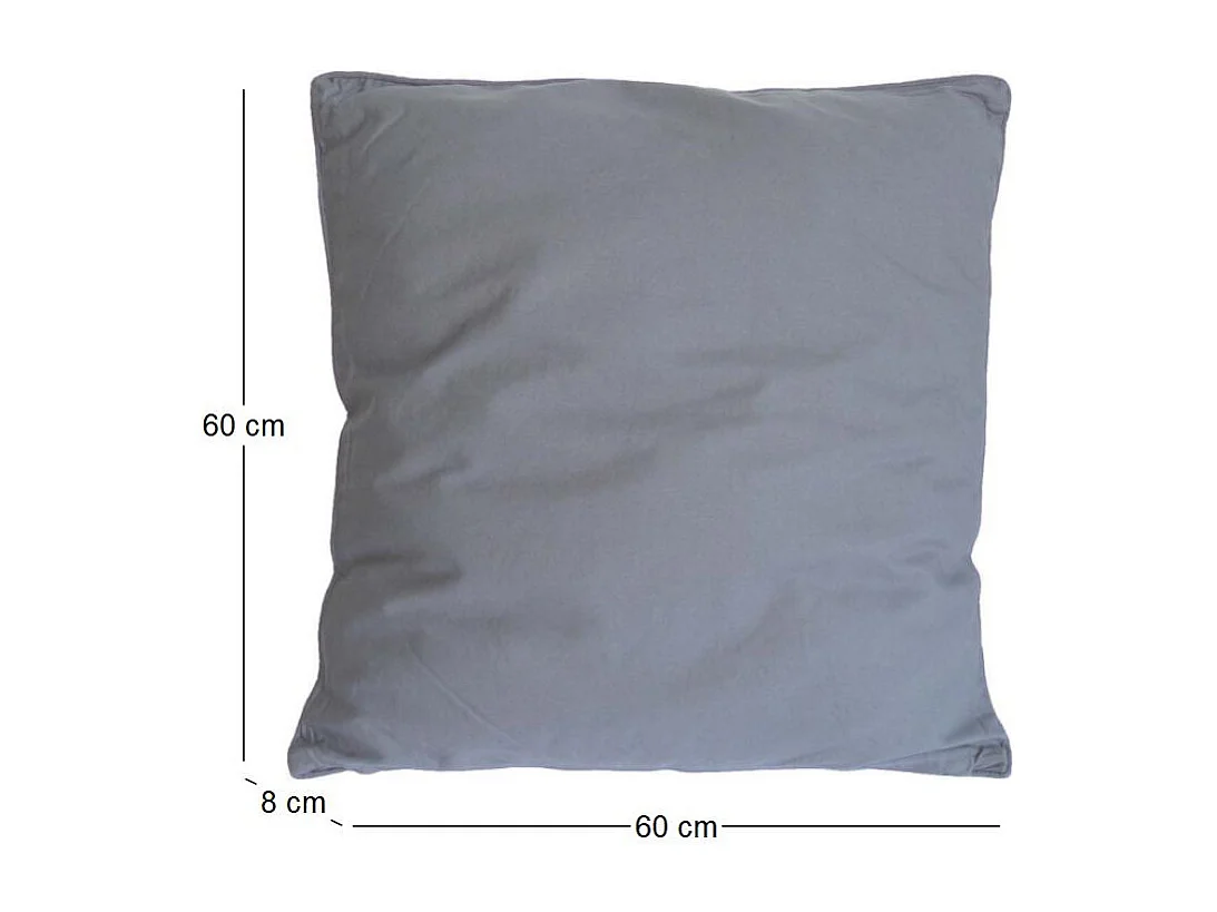 Coussin carré pour dossier de canapé 60 cm