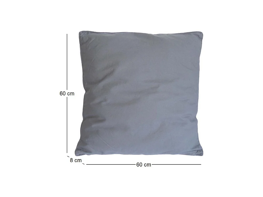 Coussin carré pour dossier de canapé 60 cm