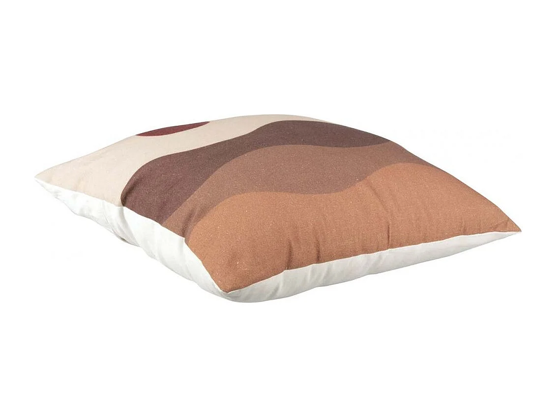 Coussin en coton 45 x 45 cm Sunset Sable