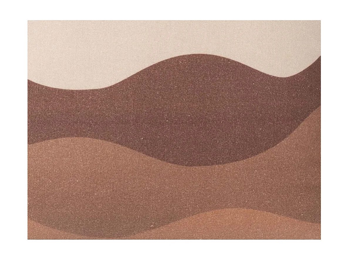 Coussin en coton 45 x 45 cm Sunset Sable