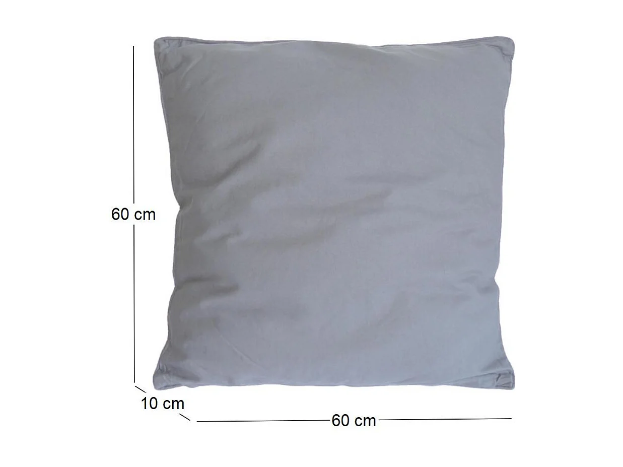 Coussin carré pour dossier de canapé 60 cm